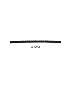 Deatschwerks Convoluted Tubing 300mm Length x 8mm ID Side 1 x 8mm ID Side 2 - Black - 9-CT-12-516