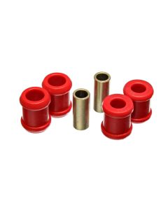 Energy Suspension 88-98 GM Silverado 1/2 Ton C-10/C1500 P/U 2WD Red Rear Shock Bushing Set - 9.8138R