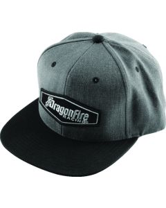DragonFire Racing Hat Dfr Flatbill Gry/Blk - 522285