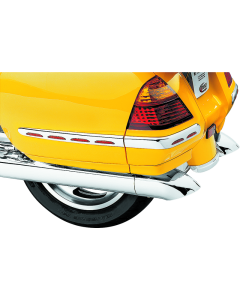 Kuryakyn Turndown Exhaust Extensions 01-17 Honda GL1800 Chrome - 7606