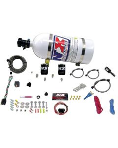 Nitrous Express Dodge Hemi/SRT8 Single Nozzle Fly By Wire Nitrous Kit (35-150HP) w/10lb Bottle - 20918-10