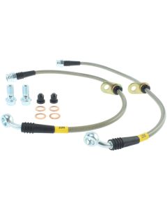 StopTech 94-01 Integra / 99-00 Civic Si w/Rear Disc Brakes Rear SS Brake Lines - 950.40500