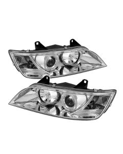 Spyder BMW Z3 96-02 Projector Headlights LED Halo Chrome High H1 Low H1 PRO-YD-BMWZ396-HL-C - 5009098