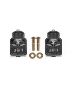 BMR Chevy SS and Pontiac G8 Motor Mount Kit (Solid Bushings) Black Hammertone - MM301H