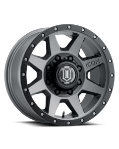 ICON Rebound HD 18x9 8x170 6mm Offset 5.25in BS 125mm Bore Titanium Wheel - 1818908152TT