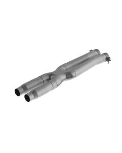 MBRP T409 Stainless Steel 3" Exhaust Resonator Bypass X-Pipe Ford Mustang GT350 2016-2021- MBRP-S721 - S7215409