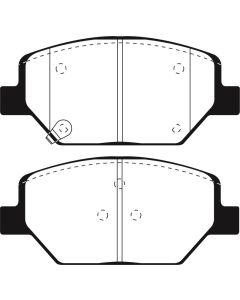 EBC 2018+ Chevrolet Equinox 1.5L Turbo (J17) Yellowstuff Front Brake Pads - DP43065R