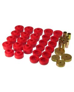 Prothane 78-88 GM Various Body Mount Kit - Red- PROT-7-132