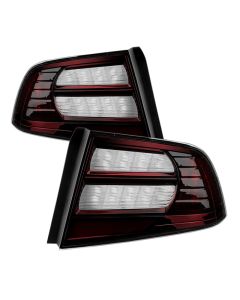 xTune Acura Tl 04-08 OEM Style Tail Lights Red Smoked ALT-JH-ATL07-OE-RSM - 9033438