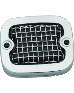 Kuryakyn Mesh Master Cylinder Cover Brk Chrome - 6534