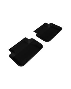 3D MAXpider 2009-2016 Audi A4/S4/RS4 Kagu 2nd Row Floormats - Black - L1AD02721509