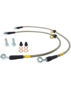 StopTech 02-05 Honda Civic Stainless Steel Front Brake Line Kit - 950.40009