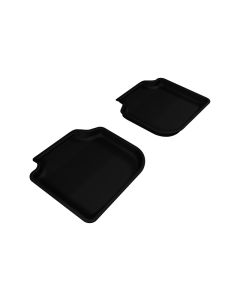 3D MAXpider 2012-2019 Volkswagen Passat Kagu 2nd Row Floormats - Black - L1VW05621509