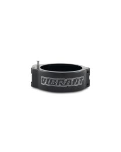 Vibrant 2.5in O.D. Aluminized HD 2.0 Clamp - Anodized Black (Clamp Only) - 32535