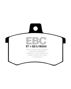 EBC 91-95 Alfa Romeo 164 2.0 Turbo Ultimax2 Rear Brake Pads - UD228