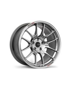 Enkei GTC02 18x10 5x112 35mm Offset 66.5mm Bore Hyper Silver Wheel - 534-810-4435HS