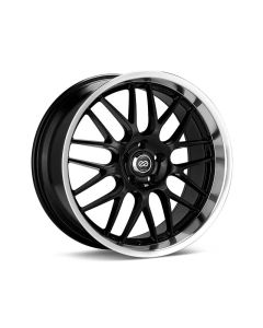 Enkei Lusso 18x8 40mm Offset 5x114.3 Bolt Pattern 72.6 Bore Black w/ Machined Lip Wheel - 469-880-6540BK