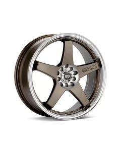 Enkei EV5 17x7 5x100/114.3 38mm Offset 72.6 Bolt DiameterMatte Bronze w/ Machined Lip Wheel - 446-770-0238ZP