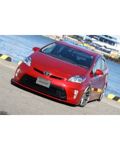 LEXON - Front Lip Spoiler (FRP) - Toyota Prius (2012-2015) - Carbon