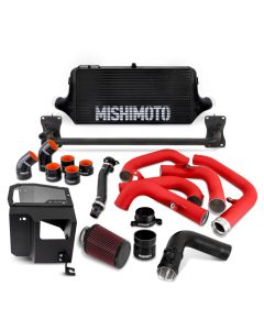 Mishimoto 2022+ WRX Intercooler Kit W/ Intake BK Core WRD Pipes - MMINT-WRX-22AIBKRD