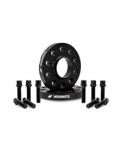 Mishimoto Wheel Spacers - 5x112 - 66.5 - 15 - M14 - Black - MMWS-015-150BK