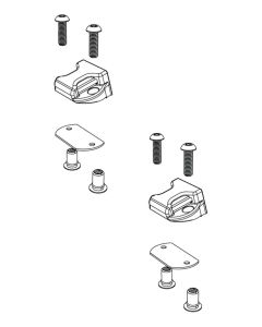 BAK BAKFlip Top Side Buckle End Clips Qty 2 (w/ Hardware) - PARTS-356A0002