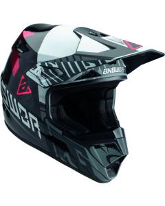 Answer AR3 Ronin Helmet Black/White/Crimson - Small - 447710