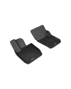 3D MAXpider 2017-2019 Porsche Panamera Kagu 1st Row Floormat - Black - L1PO01711509