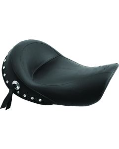 Mustang 06-17 Harley Dyna Standard Touring Solo Seat w/Studs - Black - 76106