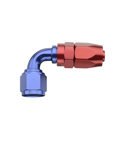 Fragola -8AN x 90 Degree Pro-Flow Hose End - Blue/Red - 229008