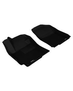 3D MAXpider 2012-2017 Hyundai Accent Kagu 1st Row Floormat - Black - L1HY02211509