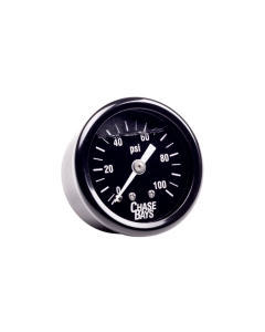 Chase Bays Liquid Filled 0-100psi Fuel Pressure Gauge - CB-U-FPRG
