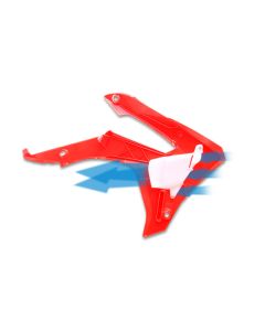 Cycra 14-17 Honda CRF250R Powerflow Radiator Shrouds - Red - 1CYC-1887-33