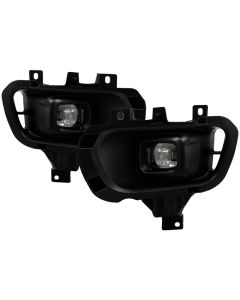 Spyder 19-23 Ford Ranger Full LED OEM Style Fog Lights w/ Switch - Clear (FL-FR19-LED-C) - 9051166