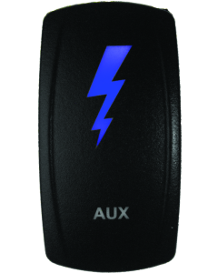 DragonFire Racing Lighted Switch Aux On/Off Blue Led - 522628