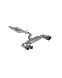 MBRP 3" Catback 2.5" Active Quad Rear Exit w/ Carbon Fiber Tips Volkswagen Golf R MK7 | MK7.5 2015-2 - S46053CF