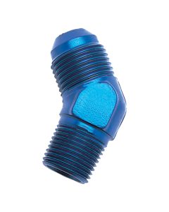 Russell Performance -10 AN to 3/8in NPT 45 Degree Flare to Pipe Adapter - 662380