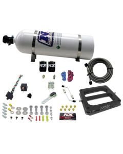 Nitrous Express Dominator/Gasoline Nitrous Kit (50-300HP) w/15lb Bottle - 30070-15