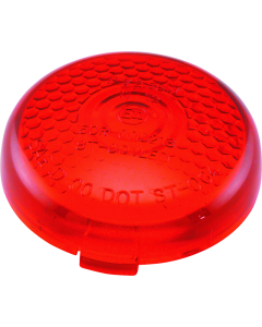 Bikers Choice Replacement Honycomb Red Lens For LED Bullet Turn Signal - 489867