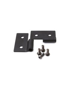 Rampage 1976-1983 Jeep CJ5 Lower Door Hinge Brackets - Black - 7607