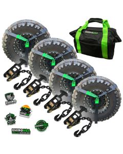 Rhino USA Lasso Straps; Basket Straps - Black - LASSO-STRAPS-BLK