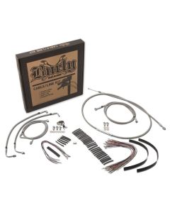 Burly Brand Cntrl Kit 15in Bag / 16in Louie B Bar SS - B30-1297