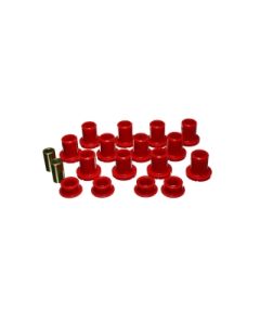 Energy Suspension Polaris RZR XP 1000 Front Control Arm Bushings - Red - 70.7009R