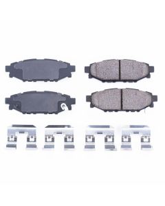 Power Stop 13-16 Subaru BRZ Rear Z17 Evolution Ceramic Brake Pads w/Hardware - 17-1114
