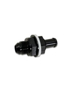 Vibrant Bulkhead Fuel Cell Adapter -6AN Male Flare x 3/8in Barb - 16906