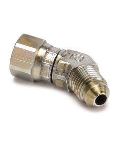 Autometer -4AN Elbow Fitting - 45 Deg w/ Swivel Nut - 3273
