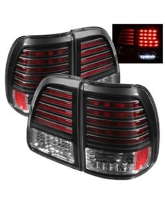 Spyder Toyota Land Cruiser 98-05 LED Tail Lights Black ALT-YD-TLAN98-LED-BK - 5007537