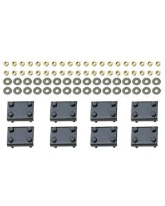 Westin 05-13 Chevy/GMC Suburban/Tahoe/Yukon (excl Z71) Premier Oval Nerf Step Bar Mount Kit - Blk - 22-1535