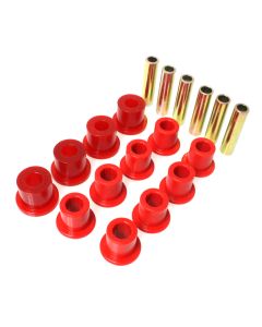 Energy Suspension Jeep Spring Bushing Set - Red - 2.2119R