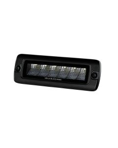 Hella Universal Black Magic 6 L.E.D. Flush Mount Mini Light Bar - Flood Beam - 358176221